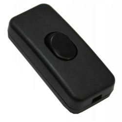 Wyłącznik przelotowy czarny przełącznik-Elektryka