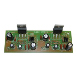 J-045 Wzmacniacz stereo 2x25W, czuł. wej. 300mV, TDA2040-Zestawy do samodzielnego montażu
