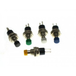 Przełącznik okr. mały metal Off-(On) Przycisk,Różne kolory-Podzespoły Elektroniczne