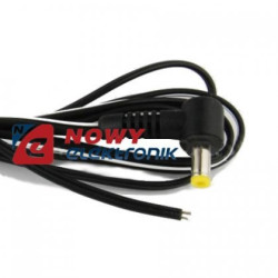 Wtyk DC 1,7/4,75 z przew. kątowy-Podzespoły Elektroniczne