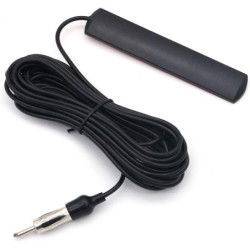 Antena samoch. wewnętrzna FM na szybę samochodu, przewód 5m-CAR AUDIO-VIDEO