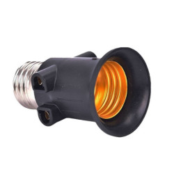 Adapter elektryczny E27 Czar. HQ 2x gniazdo sieciowe, rozgałęźnik żarówki-Elektryka