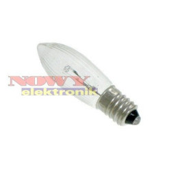 Żarówka E10 34V 3W Choinkowa przeźroczysta do świeczników świecznika-Oświetlenie