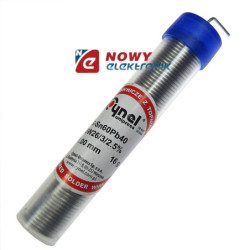 Spoiwo Fiolka LC60  1,00mm  16g Cyna Cynel-Narzędzia Warsztatowe i Wyposażenie