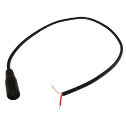 Gniazdo DC 2,1/5,5 z kablem 1m proste-Podzespoły Elektroniczne