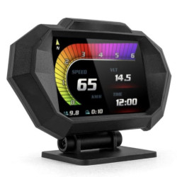 Komputer pokładowy HUD licznik samochodowy LCD OBD II USB-C GPS-Motoryzacja