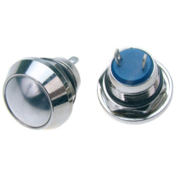 Przycisk PW12W metal/12mm/2p NO wandaloodporny chwilowy 2A/250-Podzespoły Elektroniczne