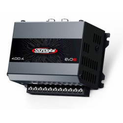 Wzmacniacz samoch. SounDigital EVO6 400.4 RMS Max 4x100W-CAR AUDIO-VIDEO