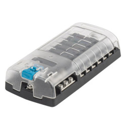 Skrzynka bezpieczników 12xMTA Z szyną ujemną, AMIO-Motoryzacja