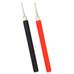 Końcówka pomiarowa długa sonda do przewodów miernika czarna/czerwona-Mierniki i Multimetry