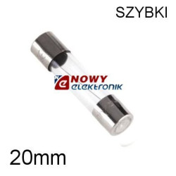 WTA 63mA Wkładka topikowa 20mm Bezpiecznik-Elektryka