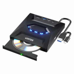 Nagrywarka DVD/CD UNITEK HUB USB Czytnik Kart SD-Komputery i Tablety