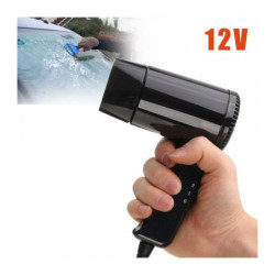 Suszarka do włosów 12V 180W Cz (*) czarna samochodowa do zapalniczki LAMPA-AGD i Podzespoły