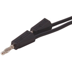 Przewód pomiarowy PPS110-BK 1m 2x Banan, Czarny 4mm 20A-Mierniki i Multimetry