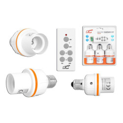 Gniazdo żarówki x3 Ster. pilotem LTC  Moc max.60W-Dom i Ogród