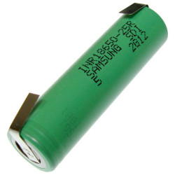 Akumulator do pak.INR18650-25RZB 3,7V z blaszkami Li-ION 2500mAh 64x18-Akumulatory i Ładowarki