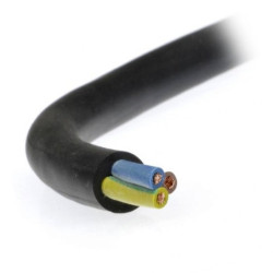 Przewód OWŻO 3x2,5mm 300-500V czarny do urządz.elektr.gumowany-Przewody i Druty w metrażu