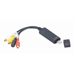 Video grabber USB TV 3xRCA+SVHS-Monitoring CCTV