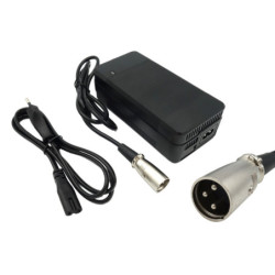 Ładowarka rower elektryczny 48V wtyk 3 pin (54,6V 2A) zasilacz do Li-ion-Motoryzacja