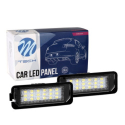 Lampa LED 18SMD VW Podświetlenie tablicy rejestracyjnej VW Golf 6 kpl.-Motoryzacja
