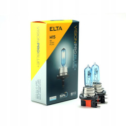 Żarówka H15 12V 55W PGJ23t(2szt) Vision Pro Blue +50%-Oświetlenie