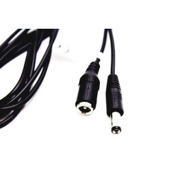 Kabel DC 2,5/5,5 Wtyk-Gniazdo 2m Przedłużacz DC-Podzespoły Elektroniczne