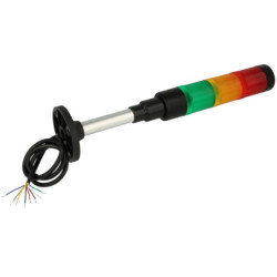 Lampa LED 3 kolory 24-230V AC/DC kolumna sygnalizacyjna KOGUT-Oświetlenie