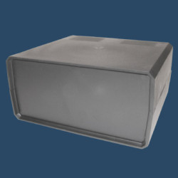 KM85B/BK Obudowa 180x160x85 Czarna-Obudowy i Elementy Montażowe