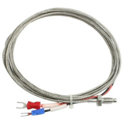 Czujnik Temperatury Typ K M6 1m WRKT01, Sonda termopara wkręcana 0600°C-Sterowniki i Czujniki Przemysłowe