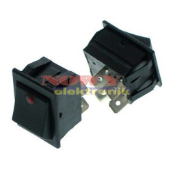 Przełącznik C1553 PL BR3 neon 2z+N 16A/250VAC Kołys.podśw.oczko-Podzespoły Elektroniczne