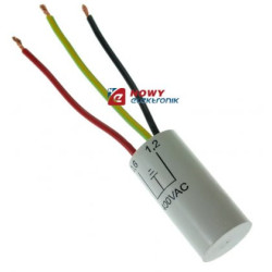 Kond. rozr. 0,6+1,2uF  400VAC Rozruchowy (podwójny)-Podzespoły Elektroniczne