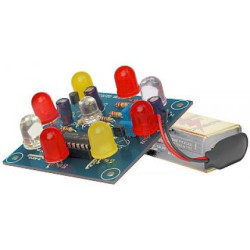 Zestaw AVT729B Zwariowany kręcio łek-efekt wirujących LED TOPQ xEdW9/04-Zestawy do samodzielnego montażu