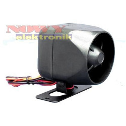 Syrena piezo 6S36 12V 20W alarmowa samochodowa 6 tonów alarmu-Motoryzacja