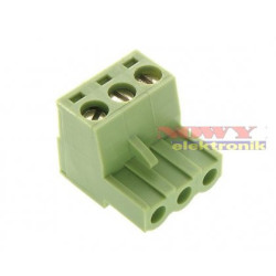 Listwa HD515H-03 zaciskowa ziel. - TBW-5-3P-GN-Podzespoły Elektroniczne