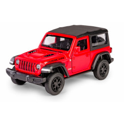 Model Jeep Wrangler Rubicon 2021 Soft Top Czerwony 1:35