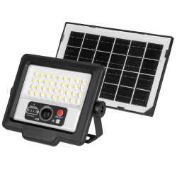 Halogen LED 60W + Solar, Pilot, CW 6500K 300lm, Czujnik Ruchu