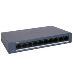 Switch PoE 8xPoE + 2 x UplinkDo Kamer IP DS-XS0110-P/Polish