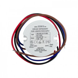 Zasilacz ZI LED 24V / 1,25A IP67 30W, okrągły plastik do puszki wymiar 50x22