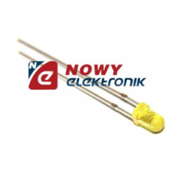 Dioda LED 3mm żółta [LED3002-Podzespoły Elektroniczne