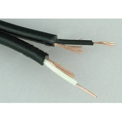 Przewód ekran. 2C Płaski 2*EK.-Przewody i Druty w metrażu