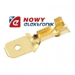 Konektor M 4.8x0,5  silver-Podzespoły Elektroniczne